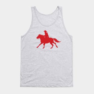 Red Arthur and Horse Tank Top